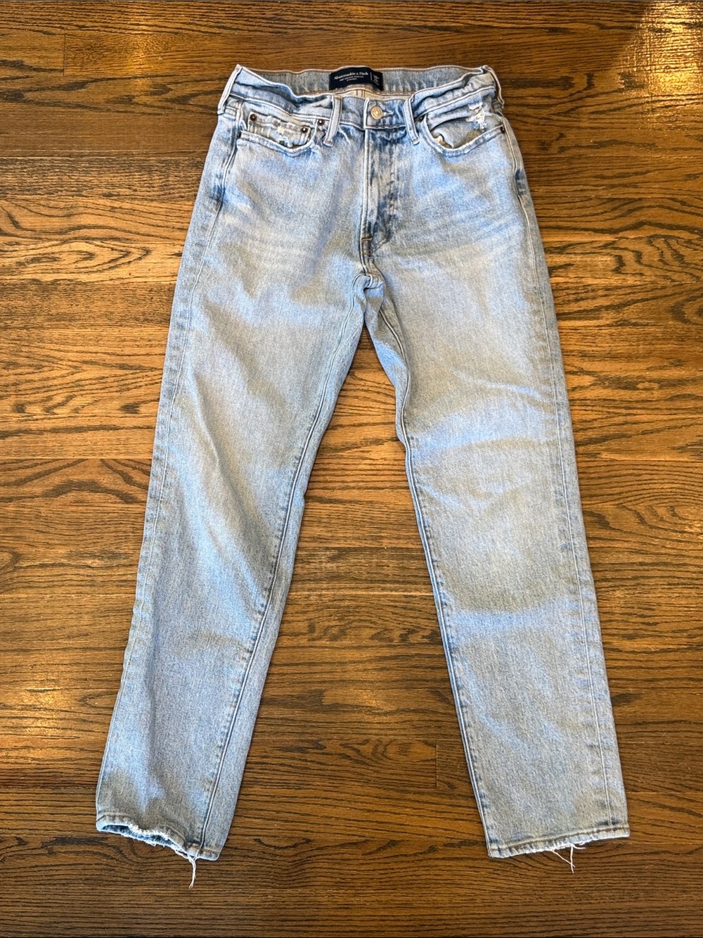 Abercrombie & Fitch Light Blue Straight Leg Jeans
